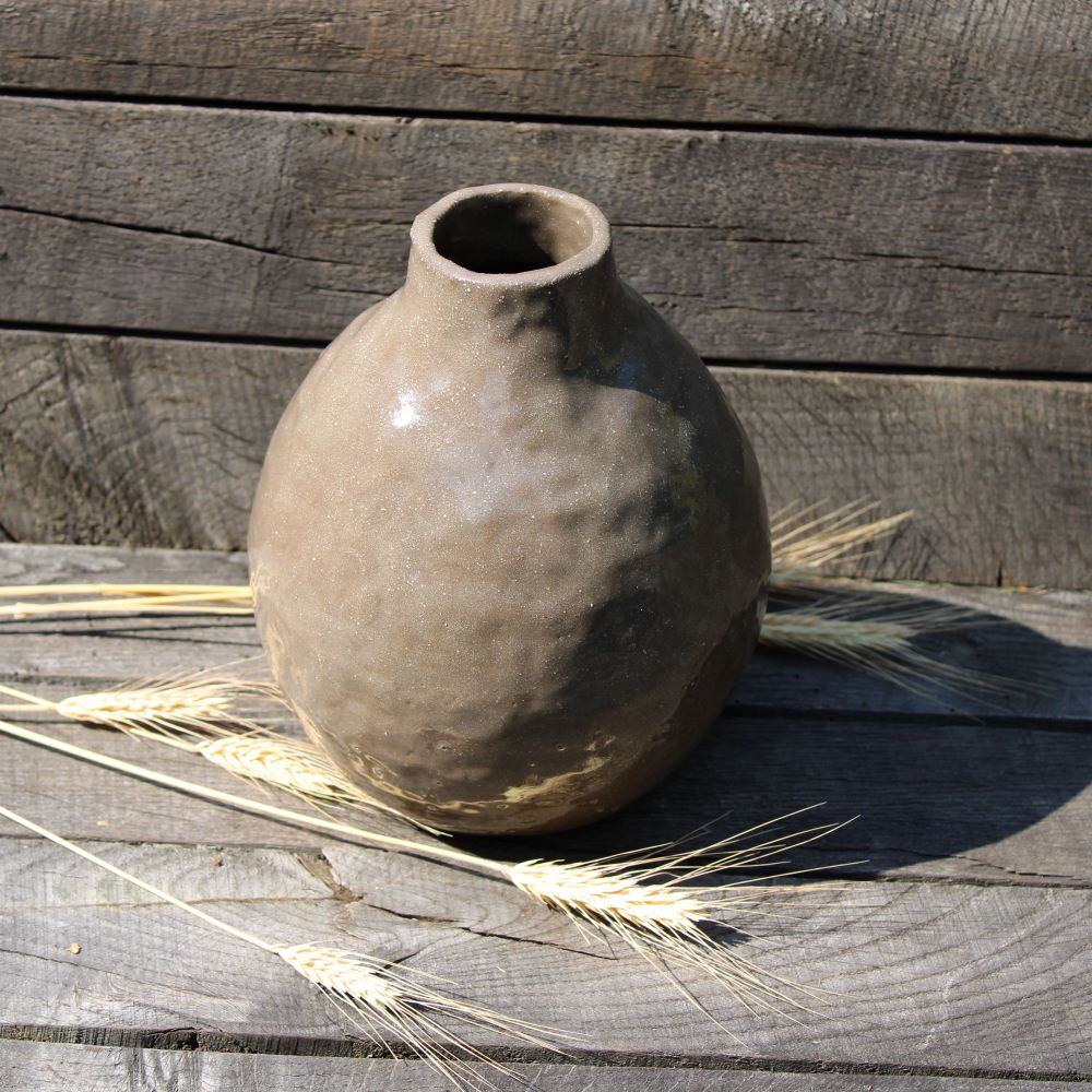 Anthracite Ball Vase